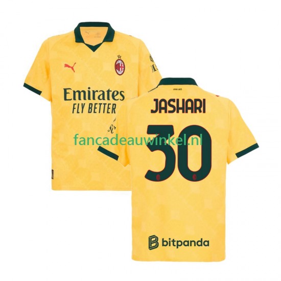 AC Milan Wedstrijdshirt met Korting Ardon Jashari 30 3rd Heren 2025-26 Korte Mouw