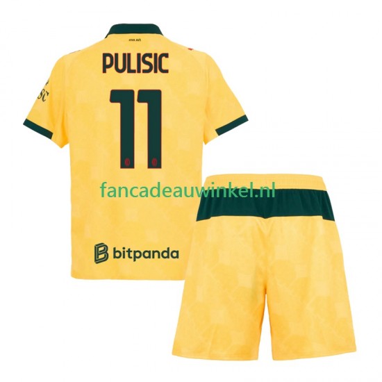 AC Milan Wedstrijdshirt met Korting Christian Pulisic 11 3rd Kind 2025-26 Korte Mouw