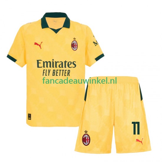 AC Milan Wedstrijdshirt met Korting Christian Pulisic 11 3rd Kind 2025-26 Korte Mouw
