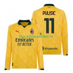 AC Milan Wedstrijdshirt met Korting Christian Pulisic 11 3rd Heren 2025-26 Lange Mouw