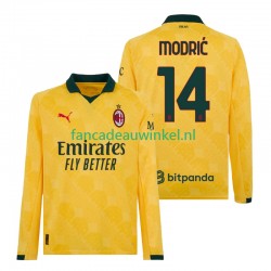 AC Milan Wedstrijdshirt met Korting Modrić Luca 14 3rd Heren 2025-26 Lange Mouw
