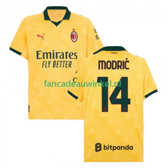 AC Milan Wedstrijdshirt met Korting Modrić Luca 14 3rd Heren 2025-26 Korte Mouw