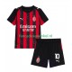 AC Milan Wedstrijdshirt met Korting Rafael Leao 10 Thuis Kind 2025-26 Korte Mouw