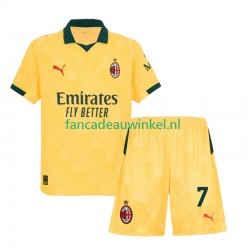 AC Milan Wedstrijdshirt met Korting Santiago Gimenez 7 3rd Kind 2025-26 Korte Mouw