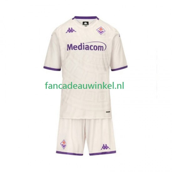 Fiorentina Wedstrijdshirt met Korting Uit Kind 2025-26 Korte Mouw