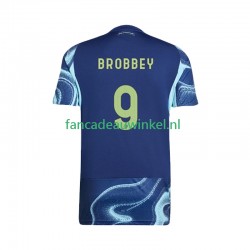 AFC Ajax Wedstrijdshirt met Korting Brian Brobbey 9 Uit Heren 2025-26 Korte Mouw