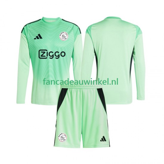 AFC Ajax Wedstrijdshirt met Korting Keepersshirt Thuis Kind 2025-26 Lange Mouw