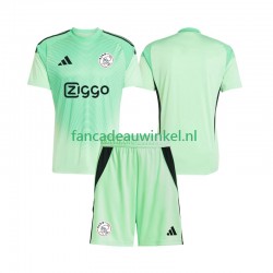 AFC Ajax Wedstrijdshirt met Korting Keepersshirt Thuis Kind 2025-26 Korte Mouw