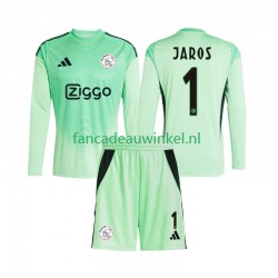 AFC Ajax Wedstrijdshirt met Korting Vitezslav Jaros 1 Keepersshirt Thuis Kind 2025-26 Lange Mouw