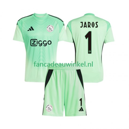 AFC Ajax Wedstrijdshirt met Korting Vitezslav Jaros 1 Keepersshirt Thuis Kind 2025-26 Korte Mouw