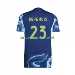 AFC Ajax Wedstrijdshirt met Korting Steven Berghuis 23 Uit Heren 2025-26 Korte Mouw