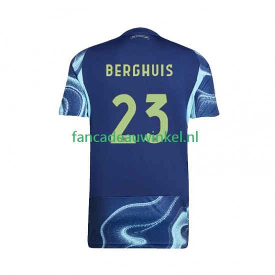 AFC Ajax Wedstrijdshirt met Korting Steven Berghuis 23 Uit Heren 2025-26 Korte Mouw