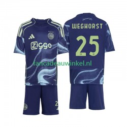 AFC Ajax Wedstrijdshirt met Korting Wout Weghorst 25 Uit Kind 2025-26 Korte Mouw