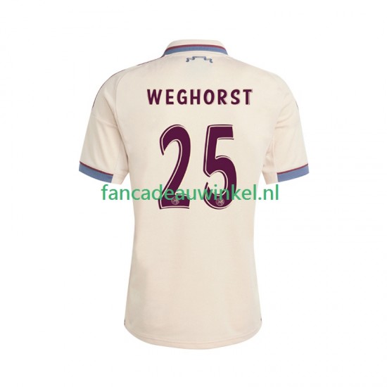 AFC Ajax Wedstrijdshirt met Korting Wout Weghorst 25 3rd Heren 2025-26 Korte Mouw