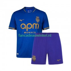 AS Monaco Wedstrijdshirt met Korting Uit Kind 2025-26 Korte Mouw