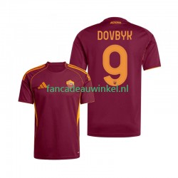 AS Roma Wedstrijdshirt met Korting Artem Dovbyk 9 Thuis Heren 2025-26 Korte Mouw
