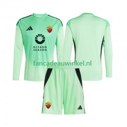 AS Roma Wedstrijdshirt met Korting Keepersshirt Uit Vierde Kind 2025-26 Lange Mouw