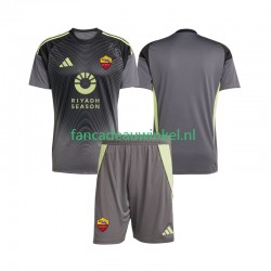 AS Roma Wedstrijdshirt met Korting Keepersshirt Thuis Kind 2025-26 Korte Mouw