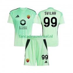 AS Roma Wedstrijdshirt met Korting Mile Svilar 99 Keepersshirt Uit Vierde Kind 2025-26 Korte Mouw