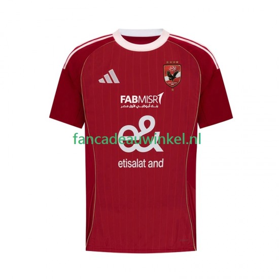 Wedstrijdshirt met Korting Al Ahly SC Thuis Heren 2025-26 Korte Mouw