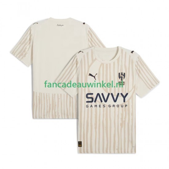 Al Hilal Wedstrijdshirt met Korting CWC Uit Heren 2025-26 Korte Mouw