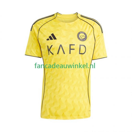 Wedstrijdshirt met Korting Al Nassr Thuis Heren 2025-26 Korte Mouw