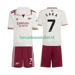 Arsenal Wedstrijdshirt met Korting Bukayo Saka 7 3rd Kind 2025-26 Korte Mouw