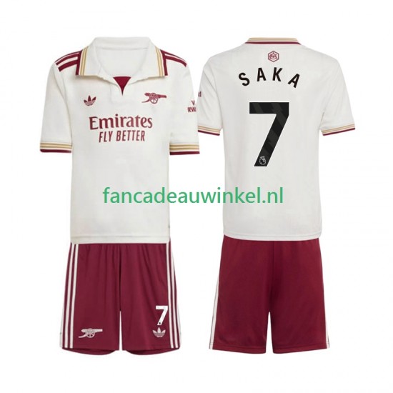 Arsenal Wedstrijdshirt met Korting Bukayo Saka 7 3rd Kind 2025-26 Korte Mouw