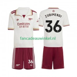 Arsenal Wedstrijdshirt met Korting Martin Zubimendi 36 3rd Kind 2025-26 Korte Mouw