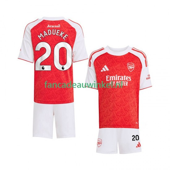 Arsenal Wedstrijdshirt met Korting Noni Madueke 20 Thuis Kind 2025-26 Korte Mouw