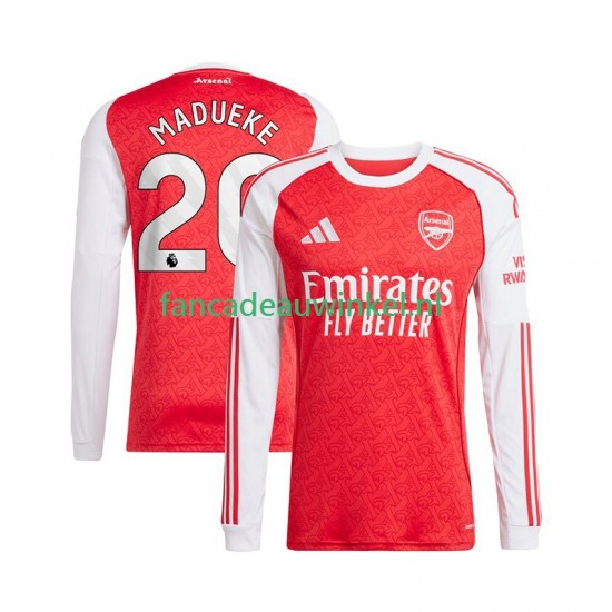 Arsenal Wedstrijdshirt met Korting Noni Madueke 20 Thuis Heren 2025-26 Lange Mouw