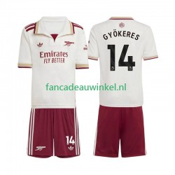 Arsenal Wedstrijdshirt met Korting Viktor Gyokeres 14 3rd Kind 2025-26 Korte Mouw