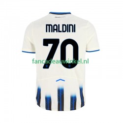 Atalanta Wedstrijdshirt met Korting Daniel Maldini 70 Uit Heren 2025-26 Korte Mouw