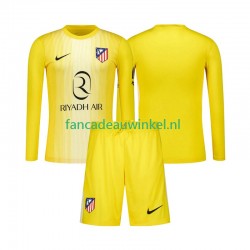 Atlético Madrid Wedstrijdshirt met Korting Keepersshirt Thuis Kind 2025-26 Lange Mouw