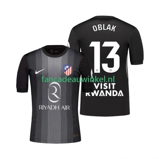 Atlético Madrid Wedstrijdshirt met Korting Jan Oblak 13 Keepersshirt Uit Heren 2025-26 Korte Mouw