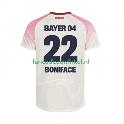 Bayer 04 Leverkusen Wedstrijdshirt met Korting Victor Boniface 22 Uit Heren 2025-26 Korte Mouw