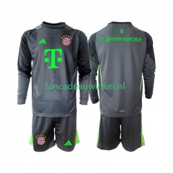 FC Bayern München Wedstrijdshirt met Korting Keepersshirt Uit Kind 2025-26 Lange Mouw
