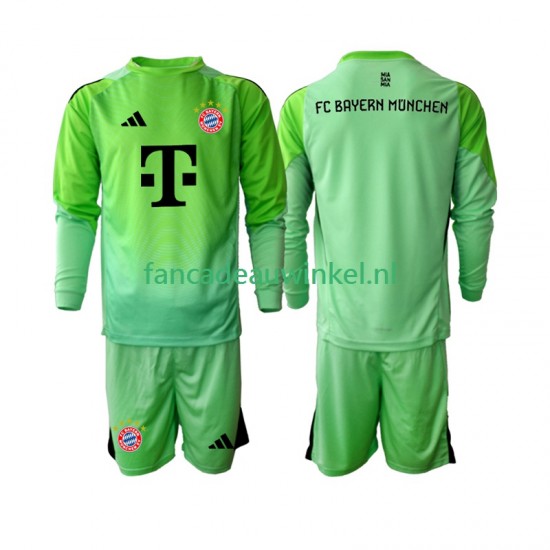 FC Bayern München Wedstrijdshirt met Korting Keepersshirt Thuis Kind 2025-26 Lange Mouw