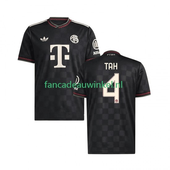 FC Bayern München Wedstrijdshirt met Korting Jonathan Tah 4 3rd Heren 2025-26 Korte Mouw