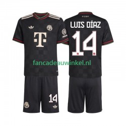 FC Bayern München Wedstrijdshirt met Korting Luis Diaz 14 3rd Kind 2025-26 Korte Mouw