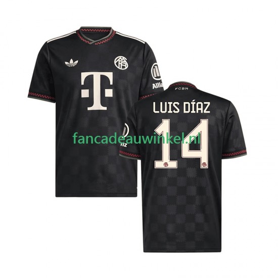 FC Bayern München Wedstrijdshirt met Korting Luis Diaz 14 3rd Heren 2025-26 Korte Mouw