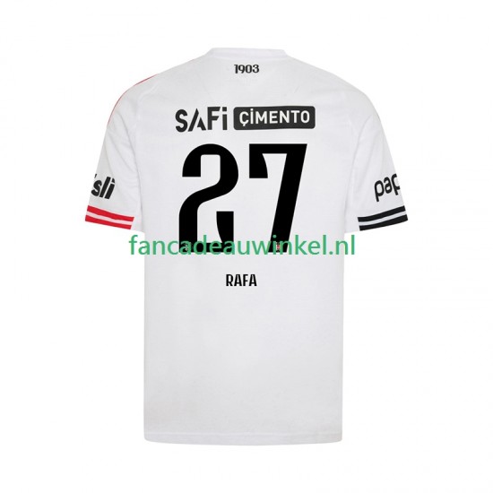 Besiktas Wedstrijdshirt met Korting Rafa Silva 27 Thuis Heren 2025-26 Korte Mouw
