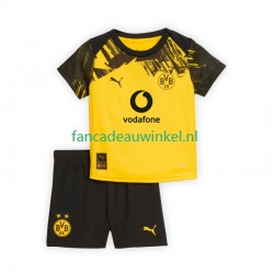 Borussia Dortmund Wedstrijdshirt met Korting Thuis Kind 2025-26 Korte Mouw
