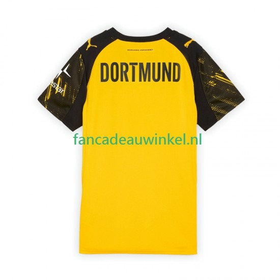 Borussia Dortmund Wedstrijdshirt met Korting Thuis Heren 2025-26 Korte Mouw