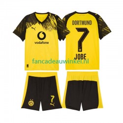 Borussia Dortmund Wedstrijdshirt met Korting Jobe Bellingham 7 Thuis Kind 2025-26 Korte Mouw