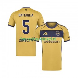 CA Boca Juniors Wedstrijdshirt met Korting Rodrigo Battaglia 5 Uit Heren 2025-26 Korte Mouw