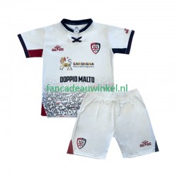 Cagliari Wedstrijdshirt met Korting Uit Kind 2025-26 Korte Mouw