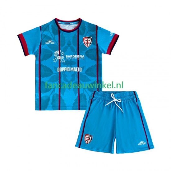 Cagliari Wedstrijdshirt met Korting 3rd Kind 2025-26 Korte Mouw