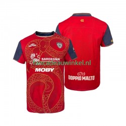 Cagliari Wedstrijdshirt met Korting Special Thuis Heren 2025-26 Korte Mouw
