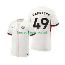Chelsea Wedstrijdshirt met Korting Alejandro Garnacho 49 Uit Heren 2025-26 Korte Mouw